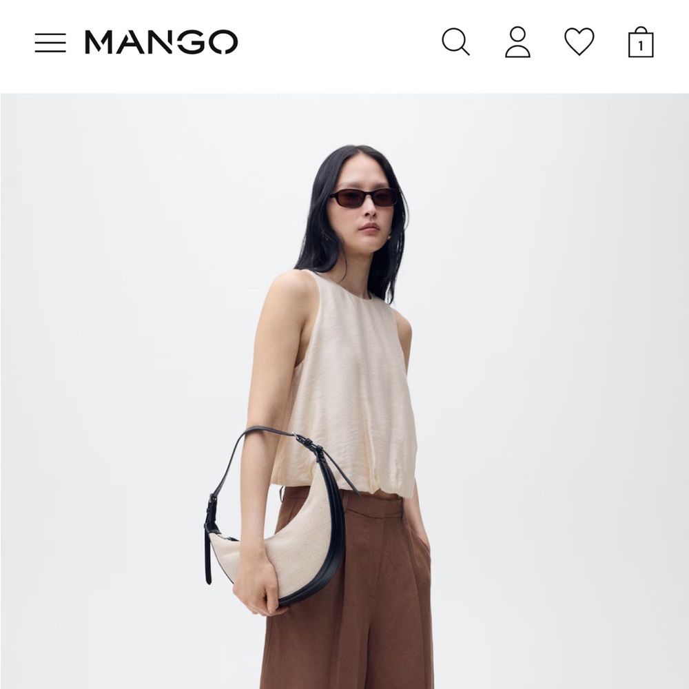 Mango Elegant Cream top - BRAND NEW